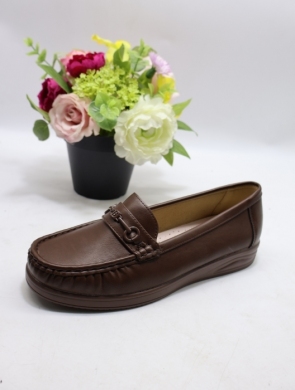 Mokasyny damskie na płaskim (36-41) 7851 BROWN