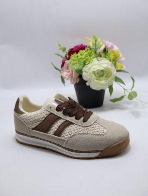 Buty sportowe damskie na płaskim (36-41) EV-510 BEIGE