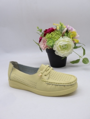 Mokasyny damskie na płaskim (36-41) 3064 YELLOW