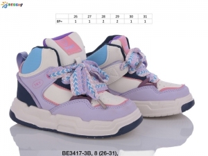 Buty sportowe dziewczęce (26-31) BE3417-3B