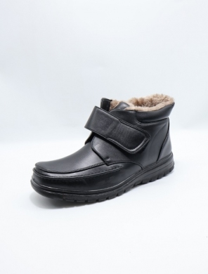 Botki męskie ocieplane (40-46) E4555-1 BLACK
