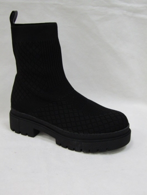 Kozaki damskie na płaskim (36-41) NS269 BLACK