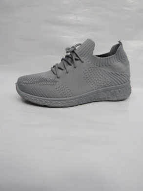 Buty sportowe damskie na płaskim (37-42) N1563 GREY
