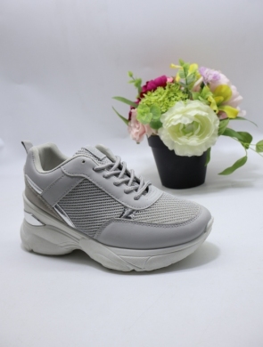 Buty sportowe damskie na płaskim (36-41) 2207 GREY