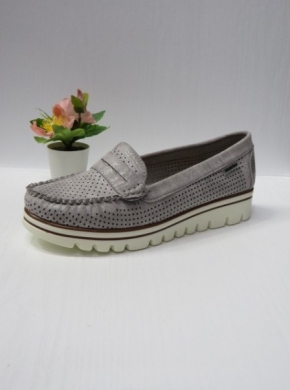 Mokasyny damskie na płaskim (36-41) GS56 GREY