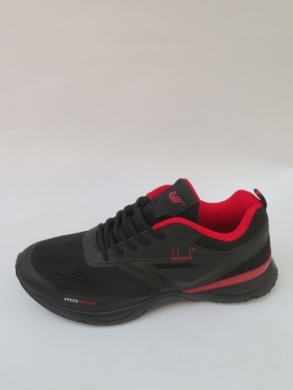 Buty sportowe nadwymiar męskie (47-49) 2055-2 BLACK/RED