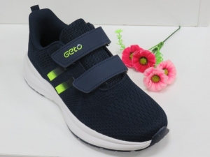 Buty sportowe damskie na płaskim (36-41) T2190 BLUE/GREEN