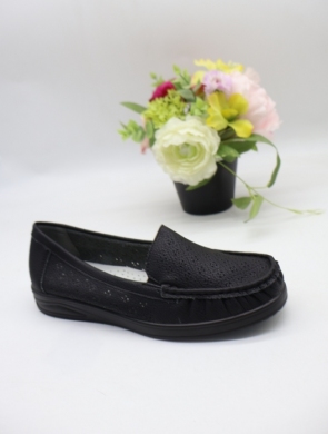 Mokasyny damskie na płaskim (36-41) 9196 BLACK