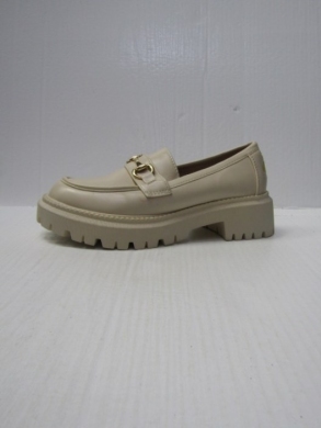 Mokasyny damskie na płaskim (36-41) 314 BEIGE-PU