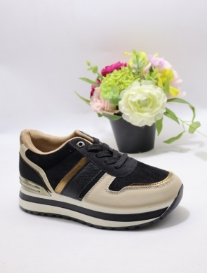 Buty sportowe damskie na płaskim (36-41) 0-1023 BL/BE