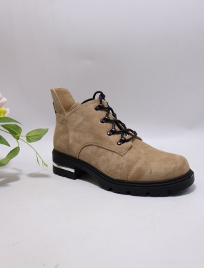 Botki damskie na obcasie (36-41) H2253B KHAKI