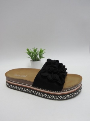 Klapki damskie na koturnie (36-41) W210 BLACK