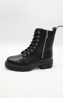 Botki damskie na płaskim (36-41) A716 BLACK