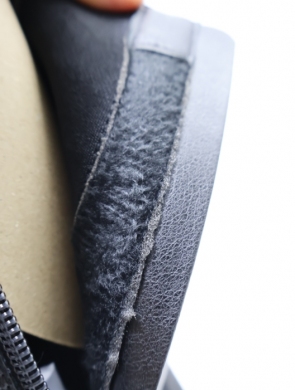 Botki damskie ocieplane na szpilce (36-41) 9182 BLACK