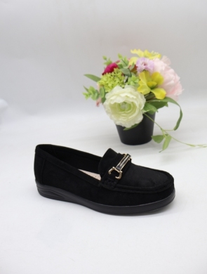 Mokasyny damskie na płaskim (36-41) 5325 BLACK