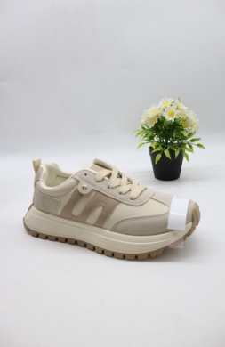Buty sportowe damskie na płaskim (39-43) DHZ-503 BEIGE