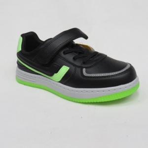 Buty sportowe chłopięce (30-37) I509 BLACK/GREEN