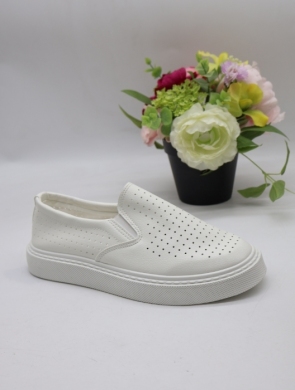 Półbuty damskie na płaskim (36-41) 777-3 WHITE