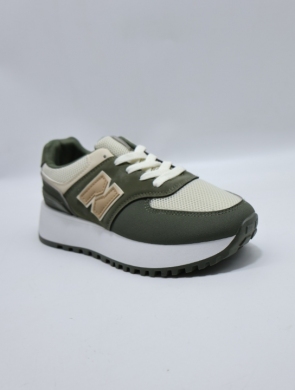 Buty sportowe damskie na płaskim (36-41) LY109 GREEN