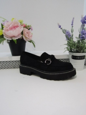 Mokasyny damskie na płaskim (36-41) 3217 BLACK