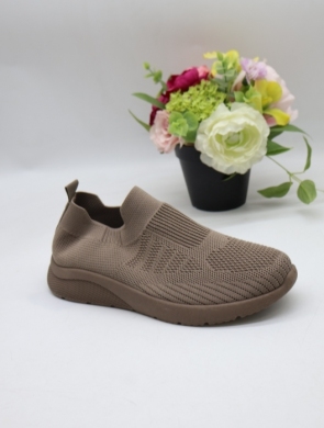 Buty sportowe damskie na płaskim (36-41) A71 KHAKI