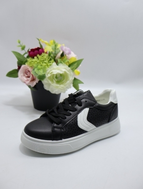 Buty sportowe damskie na płaskim (36-41) WW177 BLACK