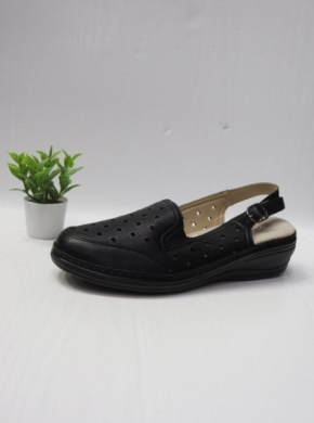 Sandały damskie na koturnie (36-41) 0551 BLACK