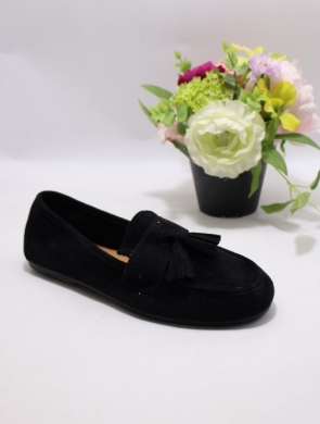 Mokasyny damskie na płaskim (36-41) G504 BLACK