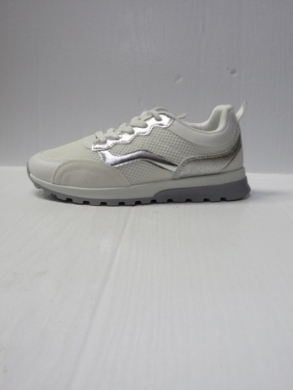 Buty sportowe damskie na płaskim (36-41) 9257 WHITE