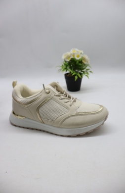 Buty sportowe damskie na płaskim (36-41) 6779 BEIGE