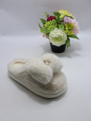 Kapcie damskie ocieplane (36-41) SP53-2 WHITE