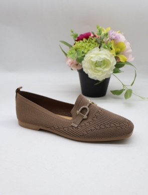 Mokasyny damskie na płaskim (36-41) PS770-9 KHAKI