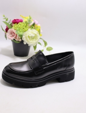Mokasyny damskie na płaskim (36-41) 9281 BLACK