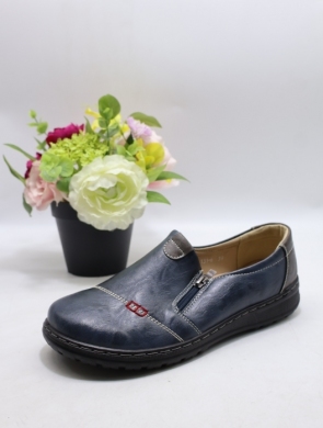 Półbuty damskie na płaskim (36-42) 26131-6 BLUE