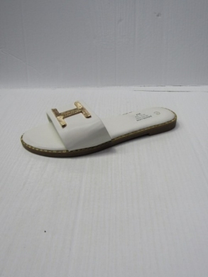 Klapki damskie na płaskim (36-41) 98-152 WHITE