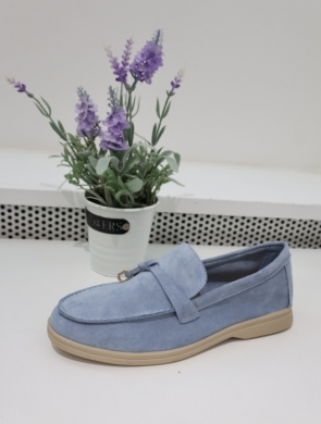 Mokasyny damskie na płaskim (36-41) G490 BLUE