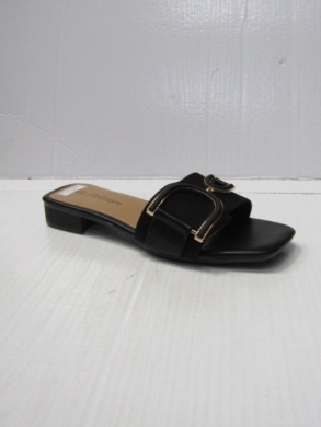 Klapki damskie na płaskim (36-41) WL598 BLACK