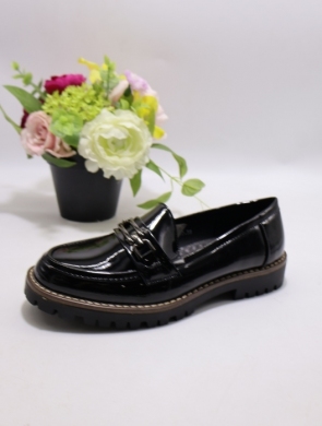 Mokasyny damskie na płaskim (36-41) 62702 BLACK