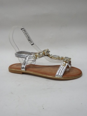 Sandały damskie na płaskim (36-41) SF-81 SILVER