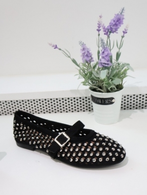 Baleriny damskie (36-41) 9780 BLACK