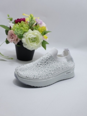 Buty sportowe damskie na płaskim (36-41) SJ2501-3 WHITE