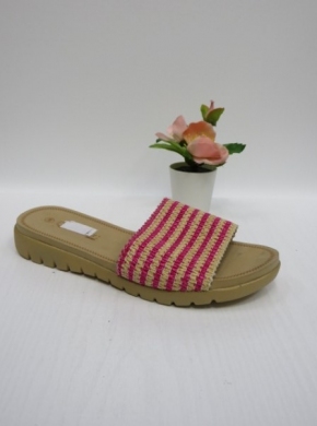 Klapki damskie na płaskim (36-41) 809 FUCHSIA