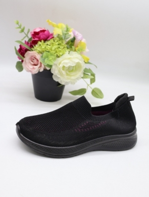 Buty sportowe damskie na płaskim (36-41) FB-11 BLACK