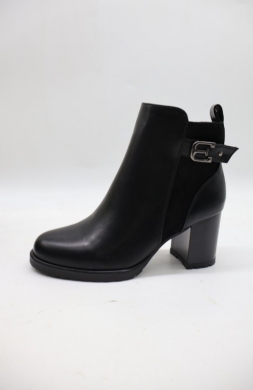 Botki damskie na obcasie (36-41) 583 BLACK
