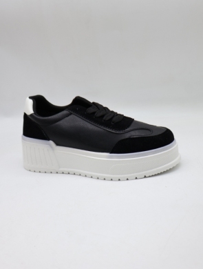 Buty sportowe damskie na płaskim (36-41) VL178 BLACK