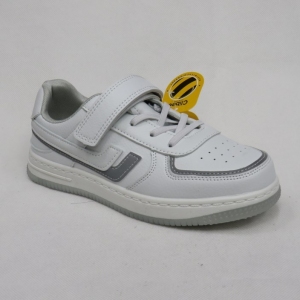 Buty sportowe chłopięce (30-37) L509 WHITE/GREY