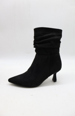 Botki damskie na szpilce (36-41) 8552S BLACK