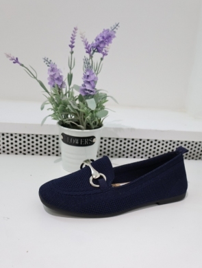 Mokasyny damskie na płaskim (36-41) 1240 NAVY