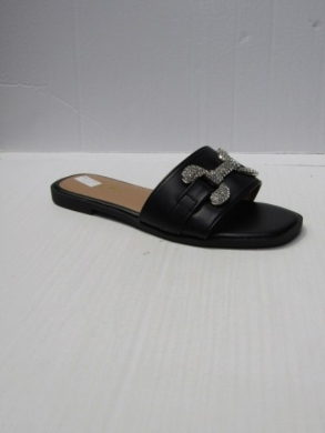 Klapki damskie na płaskim (36-41) R13 BLACK