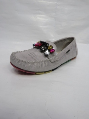 Mokasyny damskie na płaskim (36-41) 0596 GREY